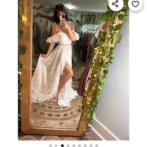 Reclamation Dress-We are Reclamation, Poetry Two Piece Set Maxi Skirt Dress Gown